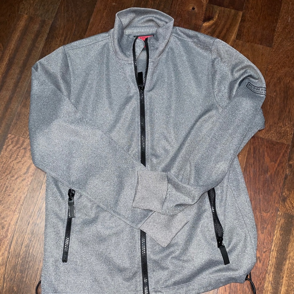 Men’s Burberry london zip front jacket Large